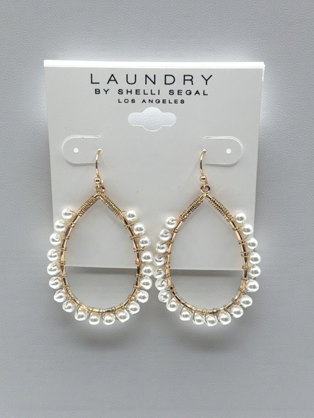 Laundry by Shelli Segal Faux Pearl Dangle Earrings